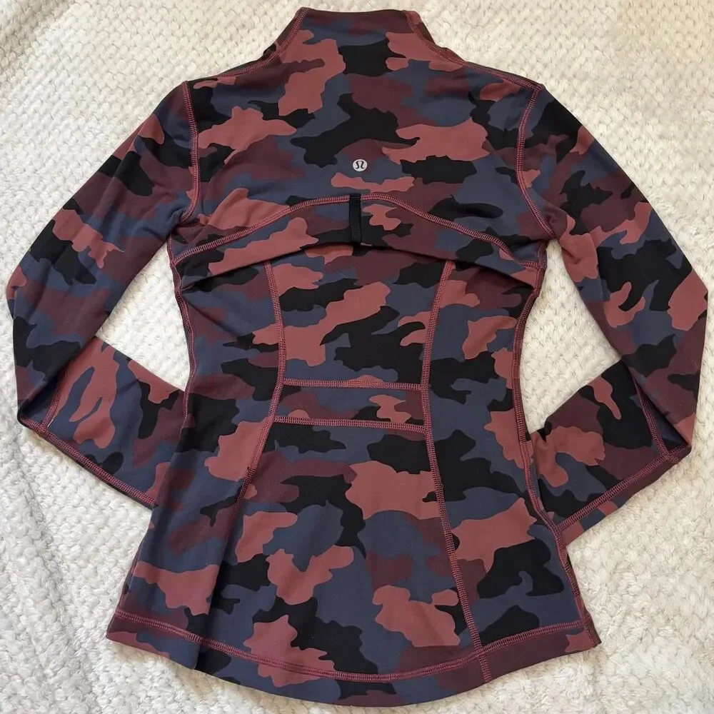 LULULEMON Define Jacket Luon — Heritage 365 Camo Smoky Red Night Sea | 2